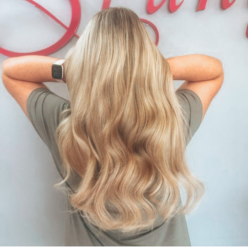 Hair Extensions Moycullen Co.Galway. Micro beads Keratin Bonds and Tape Hair Extension Methods. Sruhair By Brid